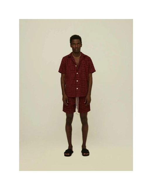 Shirts > short sleeve shirts Oas pour homme en coloris Red