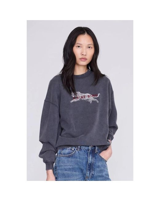 Anine Bing Gray Sweatshirts
