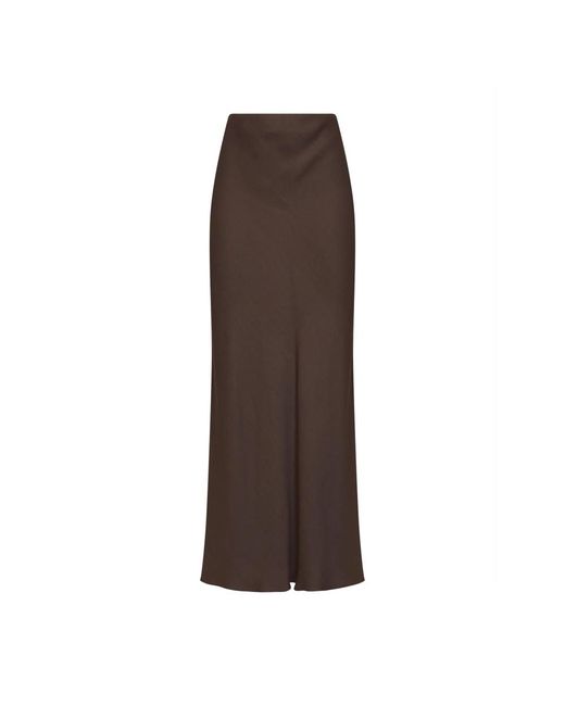 Brunello Cucinelli Brown Maxi Skirts