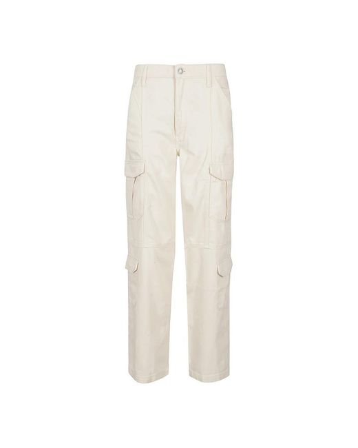 Rag & Bone White Straight Trousers