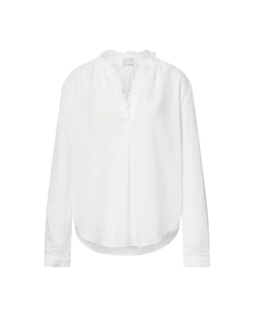 Massimo Alba Blouses in het White
