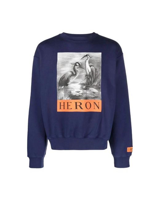 Heron Preston Blue Sweatshirts for men