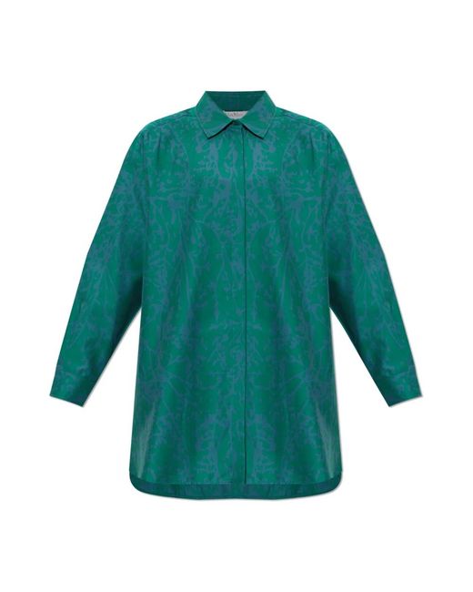 Max Mara Bird Shirt in het Green