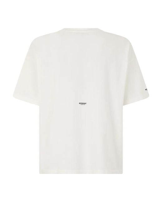 Represent White Oversized Tops for men