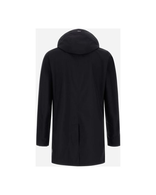 Herno Jassen ,Zwart ,Polyester Zwarte Waterdichte Gore-Tex Jas in het Blue voor heren