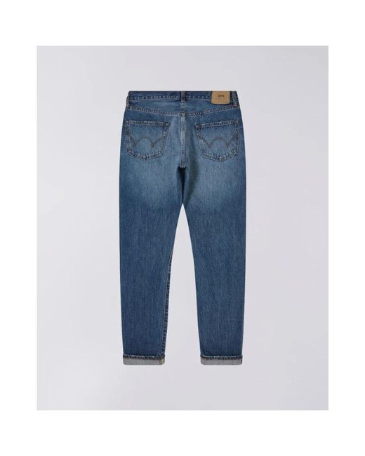 Edwin Jeans ,Blauw ,Katoen Straight Jeans in het Blue voor heren