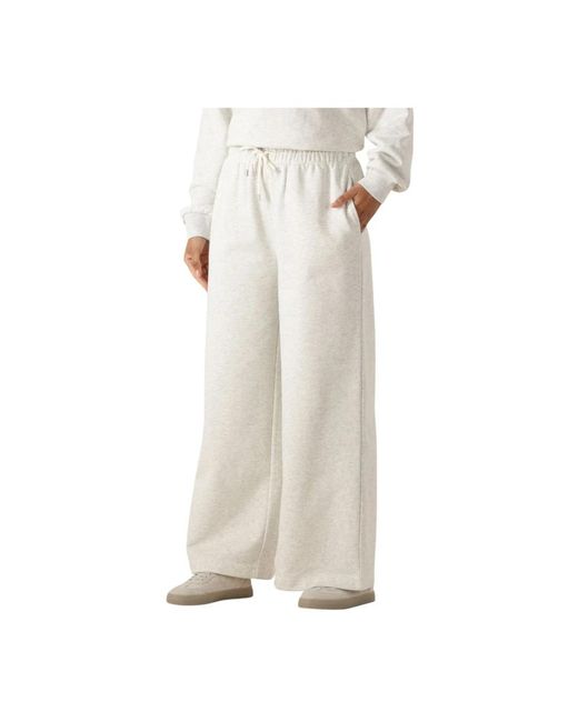 WITHBLACK Broeken ,Grijs ,Wblperla Wide Pant in het Natural