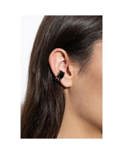 Earrings Versace en coloris Black