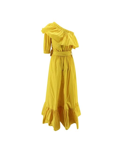 Lavi Yellow Midi Dresses