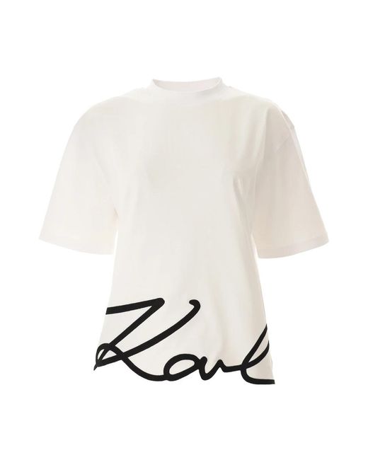 Karl Lagerfeld White T-Shirts