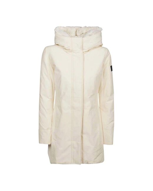 Woolrich White Boulder Parka