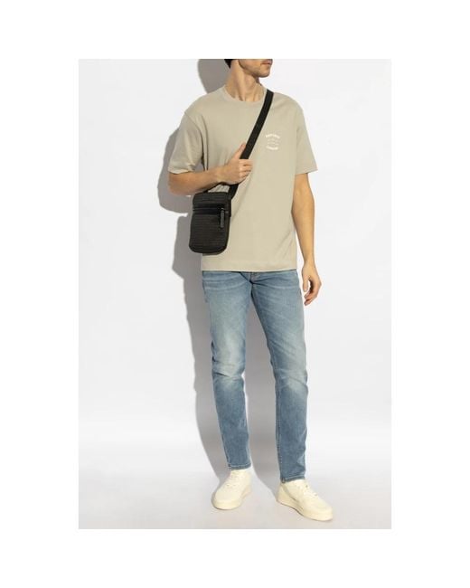 T-Shirts di Emporio Armani in Natural da Uomo