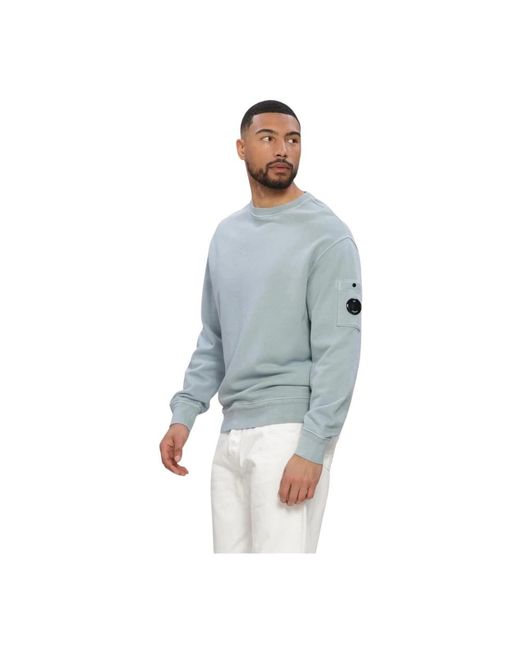 C P Company Blue Sweatshirts for men