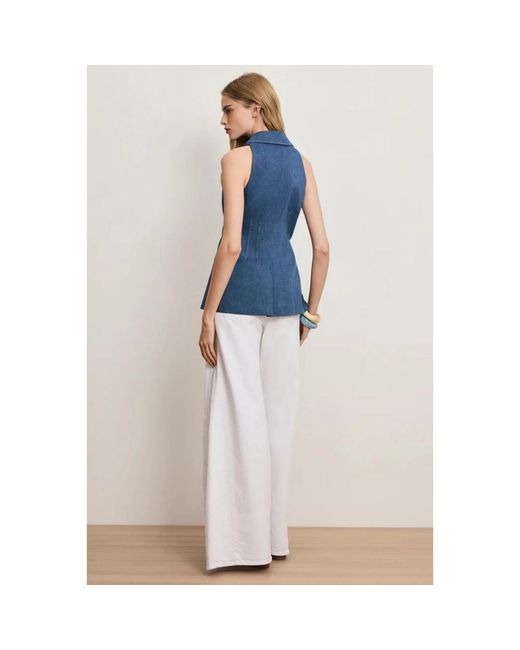 Vests Veronica Beard de color Blue