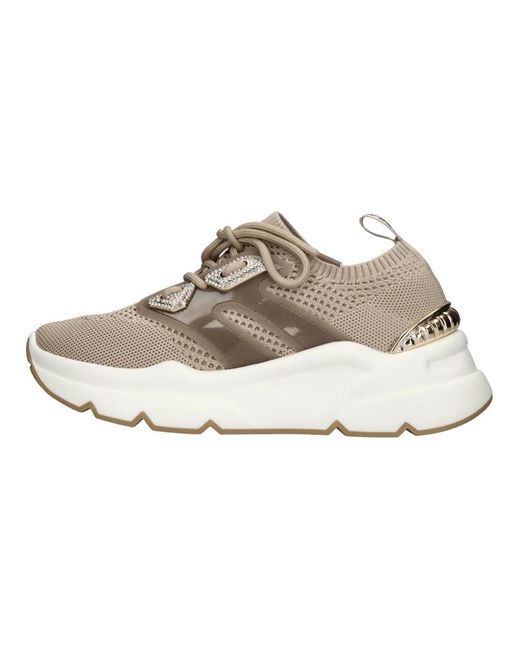 Emanuélle Vee Schoenen ,Leer Sneakers in het Natural