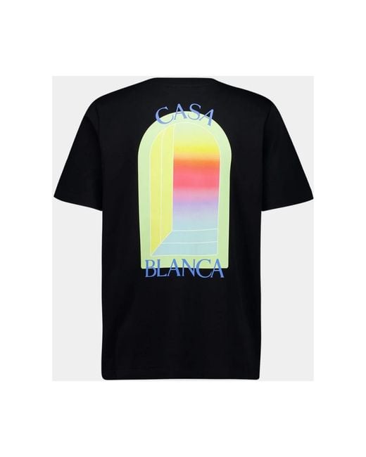 Casablanca Black T-Shirts for men