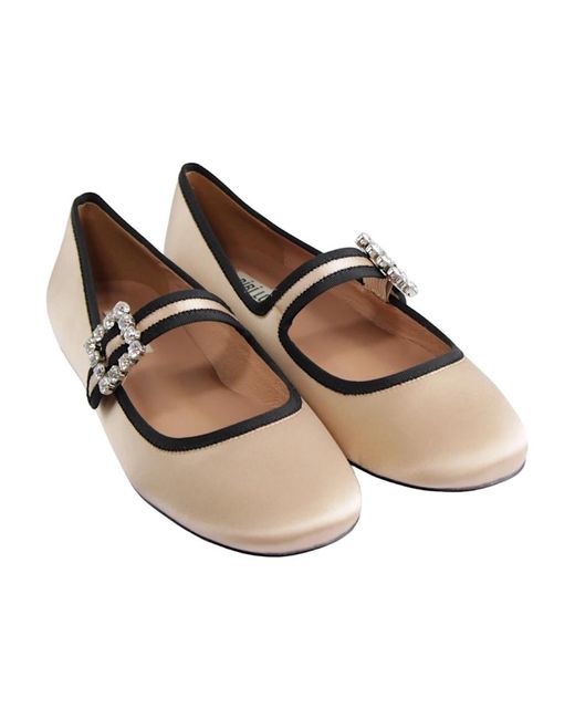 Bibi Lou Natural Ballerinas