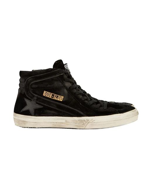Golden Goose Deluxe Brand Distressed High-Top Sneakers in Black für Herren