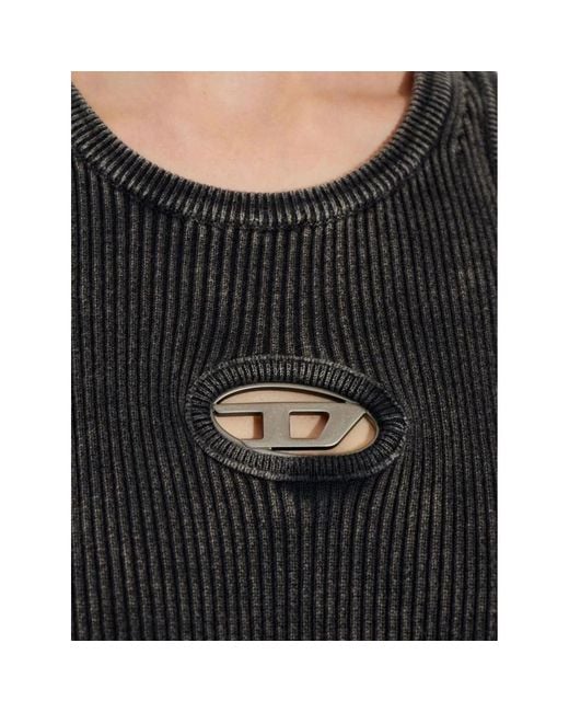DIESEL Black Short Dresses