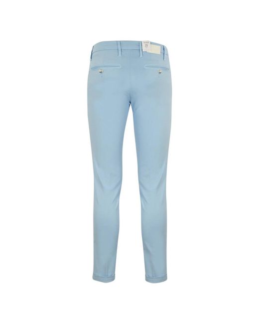 Re-hash Blue Slim-Fit Trousers for men