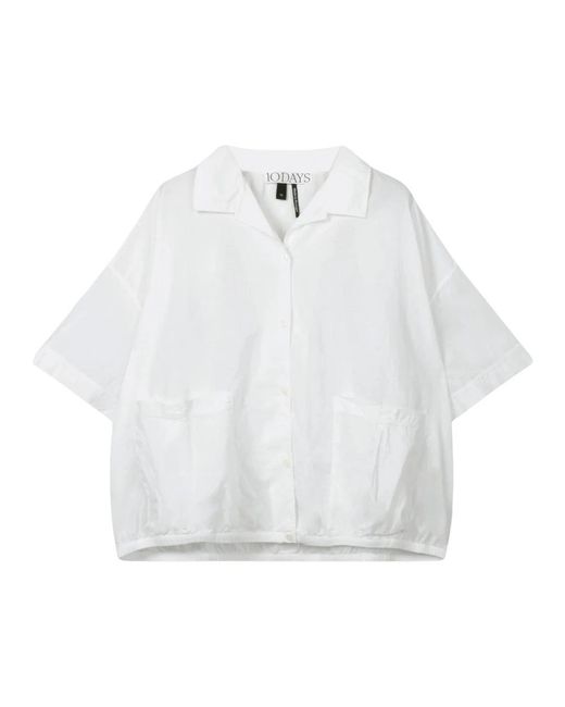 10Days Oversized Blouse in het White