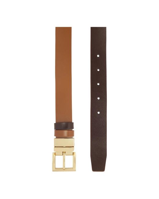 Kazar Accessoires ,Bruin ,Leer Dubbelzijdige Leren Band in het Brown