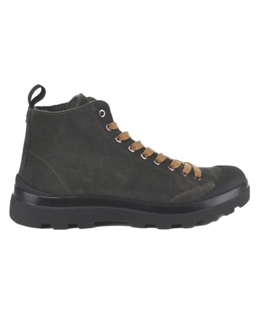 Pànchic Black Lace-Up Boots for men
