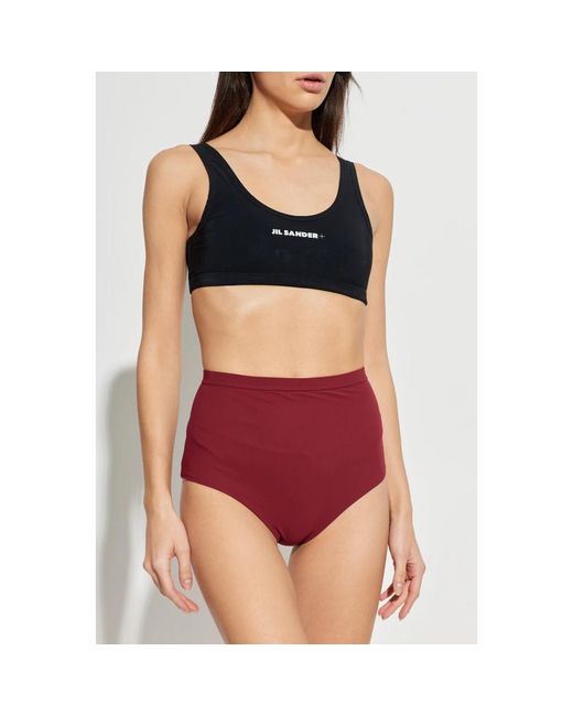 Bikinis Jil Sander de color Red
