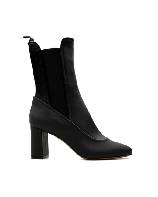 L'Autre Chose Black Heeled Boots