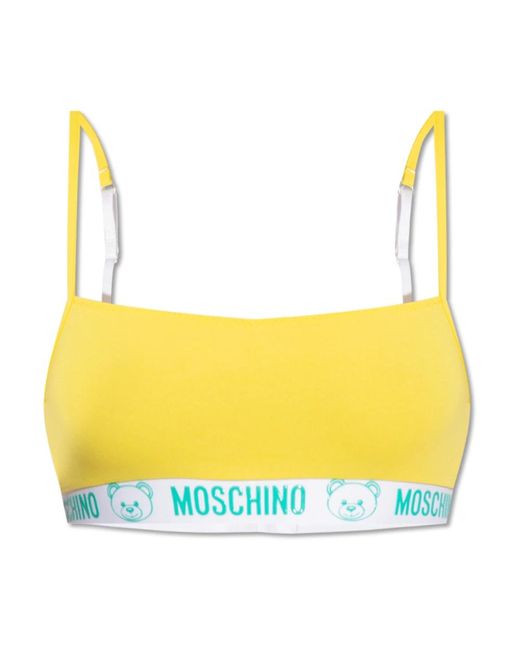 Moschino Yellow Bh mit logo