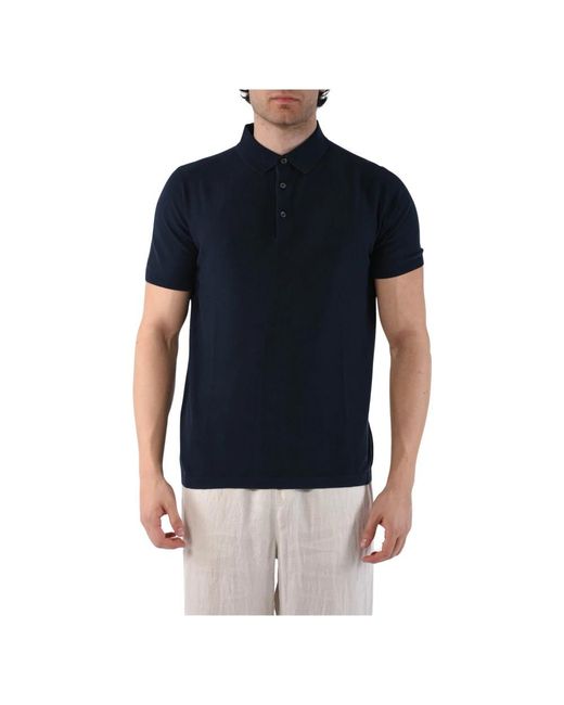 Aspesi Blue Polo Shirts for men
