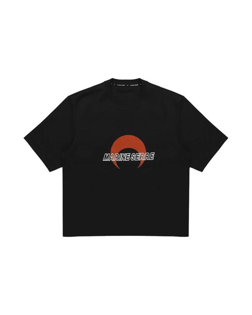 MARINE SERRE T-Shirts in het Black voor heren