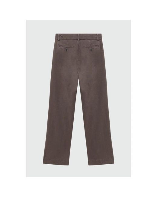 Roy Rogers Brown Straight Trousers