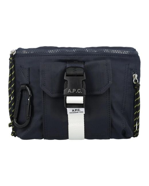 A.P.C. Blue Shoulder Bags for men