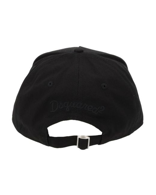 DSquared² Rebels Baseball Cap in Black für Herren