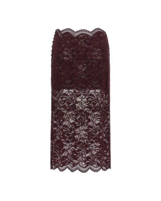 Rabanne Purple Midi Skirts