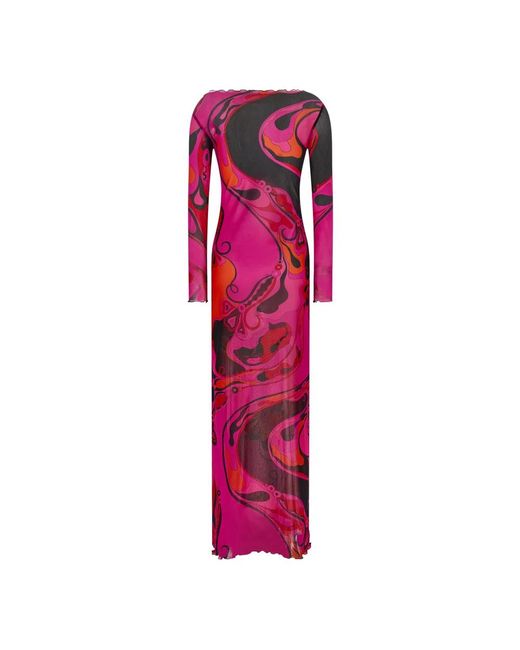 Emilio Pucci Pink Maxi Dresses