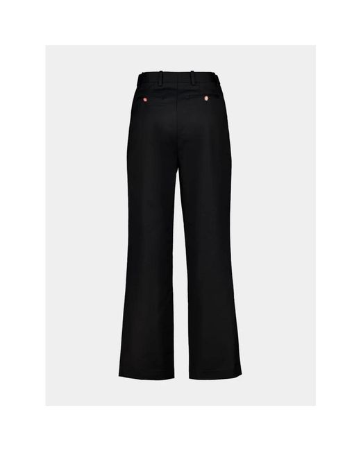 Casablanca Black Wide Trousers for men
