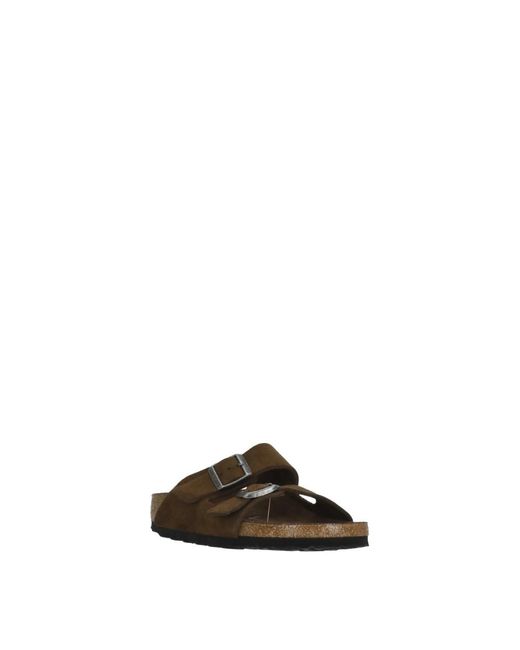Birkenstock Brown Sliders