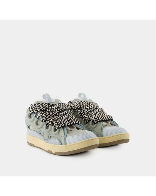 Lanvin Green Curb Sneakers for men