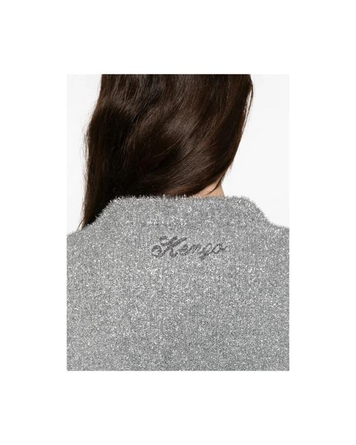 KENZO White Round-Neck Knitwear