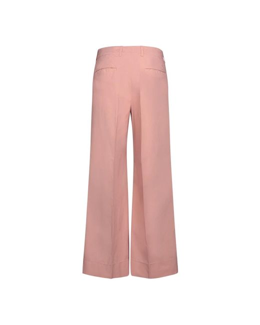 Incotex Pink Wide Trousers