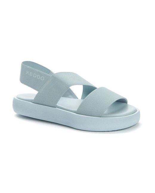 Flat Sandals Keddo en coloris Blue