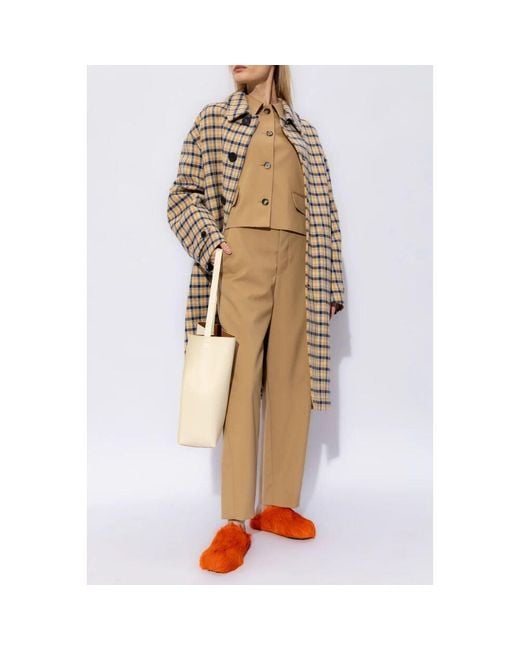 Marni Natural Wide Trousers