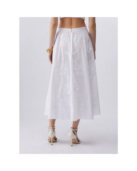 Liu Jo Purple Midi Skirts