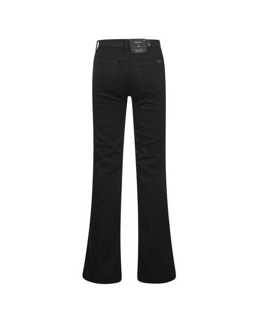 Boot-Cut Jeans 7 For All Mankind en coloris Black
