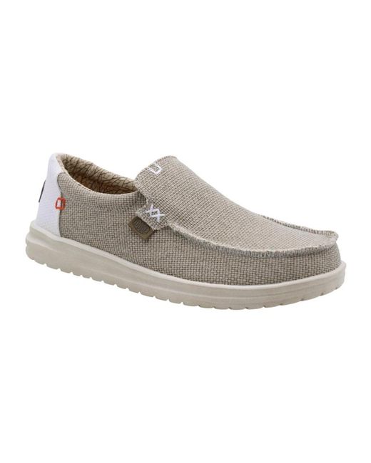 HeyDude Gray Loafers for men