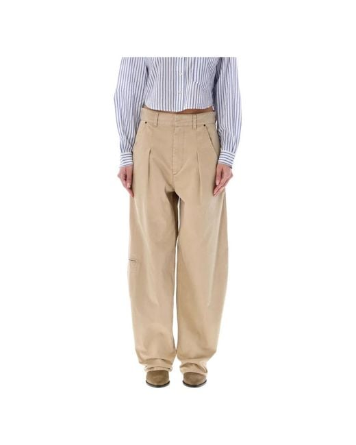 Isabel Marant Natural Wide Trousers