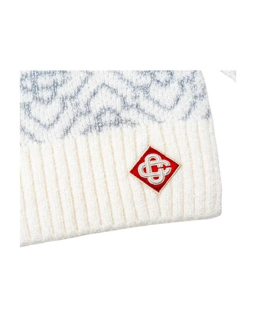 Casablanca Sciarpa Monogramma in het Gray