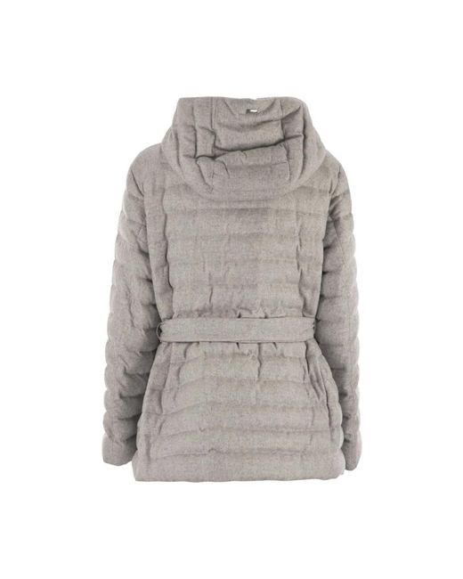 Herno Gray Down Jackets